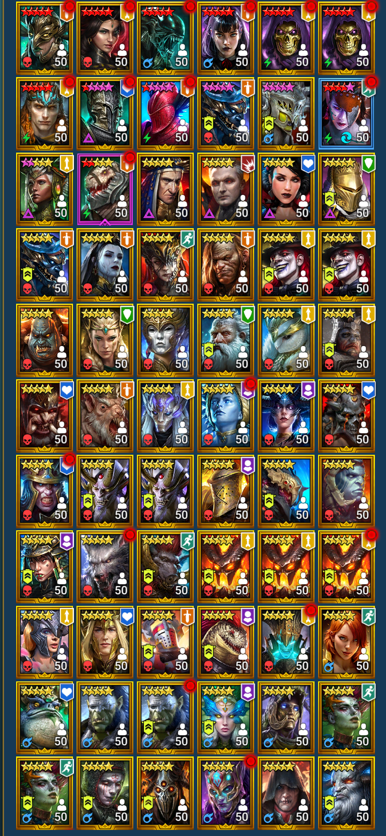 продажа аккаунта к игре Raid Shadow Legends